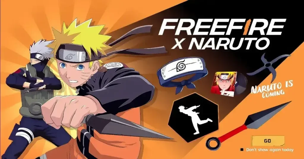 Free Fire For PC or Mac naruto shippuden