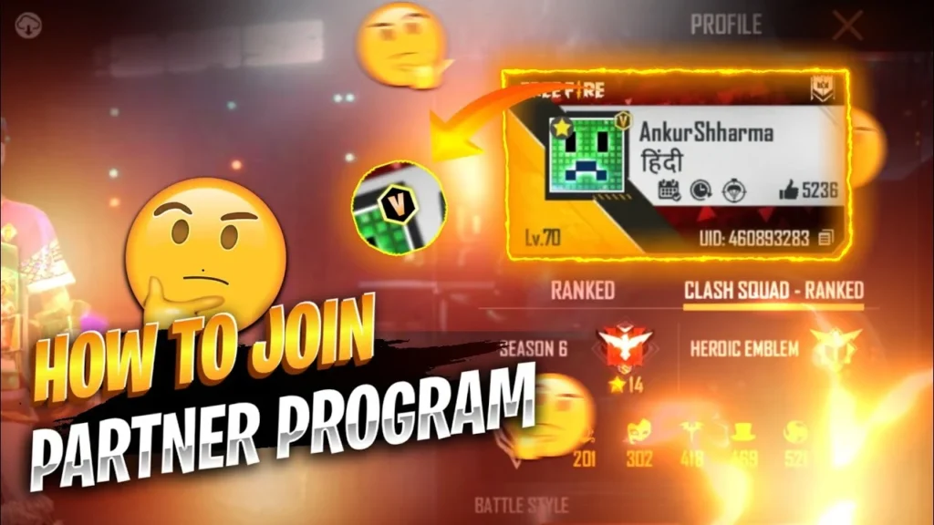 Free Fire Partner Program